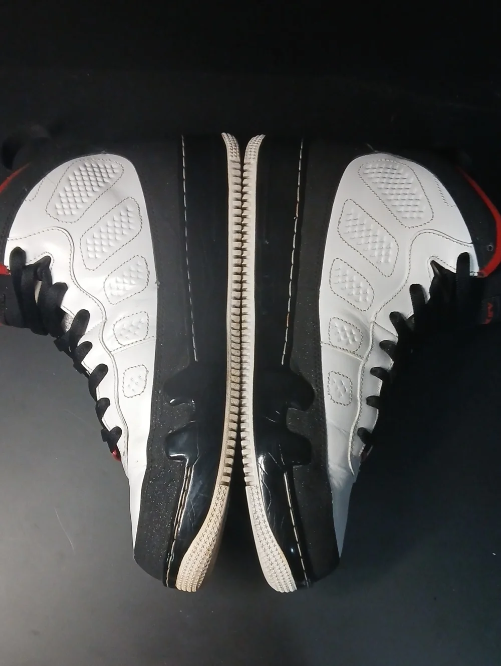 Air Jordan Fusion 9 'White Black Red' (2009) .Mens Size-12.  100%AUTHENTIC!